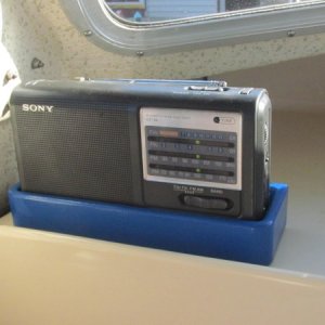 3-D printed a radio holder...