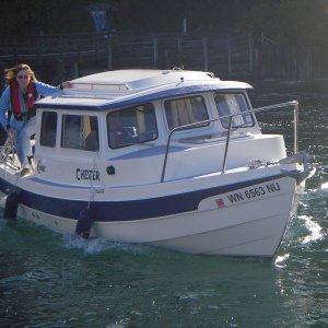 Chester approching SBSP dock for CBGT-07