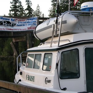 C-Daisy at the Sequim Bay State Park dock for the 08 CBGT.