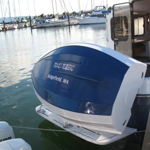 View of dinghy at Bellingham