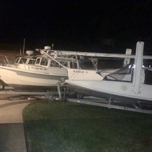 Now too many boats, and that does not even include what is in the back yard and at the dock...