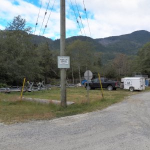 It also wasn't very big.  There were boat trailers parked all over town, so I'm not sure that using a lot is required.