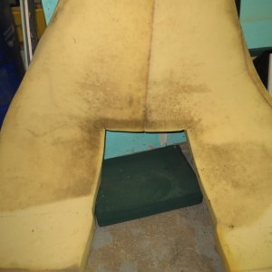 Moldy berth foam.