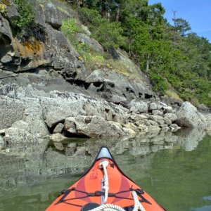 Paddling around Reid Harbor