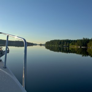 Departing Reid Harbor early on May 10th, heading to Friday Harbor
