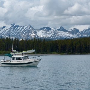Silvertip On Lake Atlin