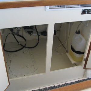 Under galley cabinet
