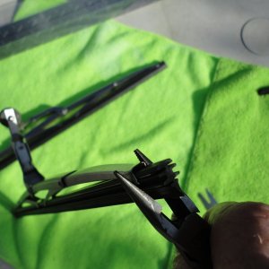 clips squeezed back slightly