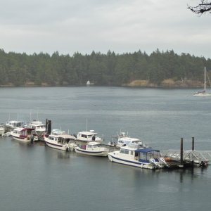 10 C-Brats at the Prevost Harbor dock