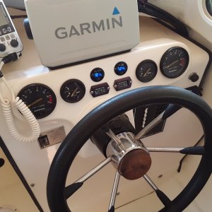 voltmeters for each battery bank and moved the hour meters down