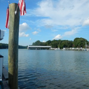 Viewing up river from Deep Creek Landing