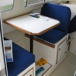 Dinette table... still waiting for factory modification