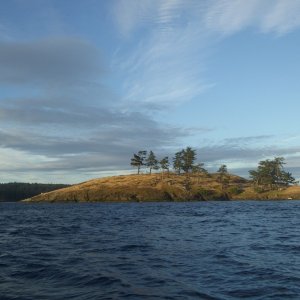 South end of Spieden Island