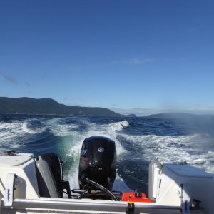 Crossing Rosario Strait was the worst water of entire trip