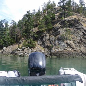 At DNR buoy in Eagle Harbor