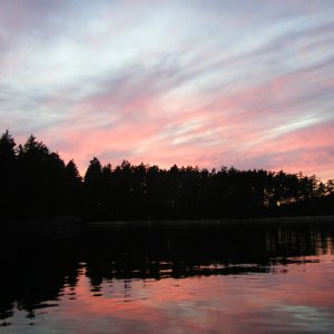 Sun set, Sucia Island