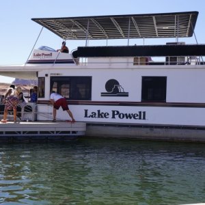 Watch out for houseboats!