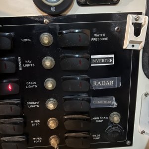 Helm switch pannel