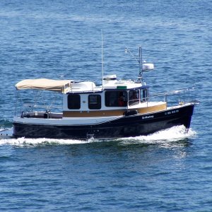 Ruth and Joe's new Ranger 25SC R-Matey proving that once a C-Brat always a C-
Brat
