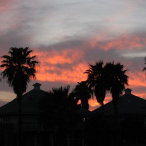 After sunset, the boat is washed down, end of the day