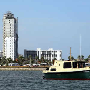Nimble Nomad at anchor