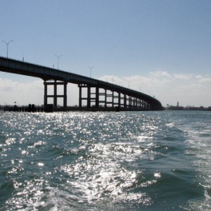 Queen Isabella Causeway (2 1/2 miles long)
