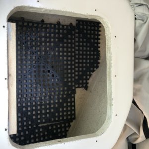 Port Hatch cleaned with added spacer