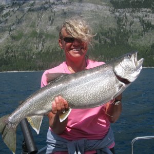 Janice's 12.5lb laker