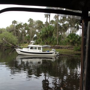 Thisaway anchored for the night