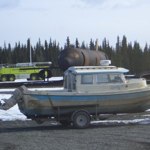 (catdogcat) Thats one dirty boat!