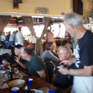 L-R: Jim, Robin & John, Steve, Dr. Bob (standing)