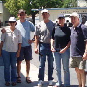 Just before hitting the road home. L-R: Kerry & Sam, Steve, Kathy & Jim