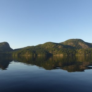 Okisollo Channel was like a lake, and I didn\'t see another boat in the 2 and a half hours I was rowing about in it!