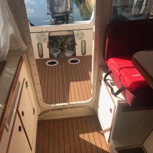 Inside looking aft