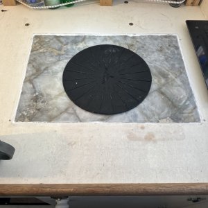 flush porcelain installed