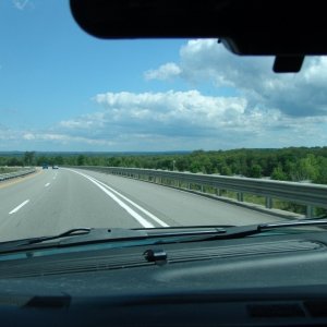 Heading North on I-75 towards Mackinaw City.