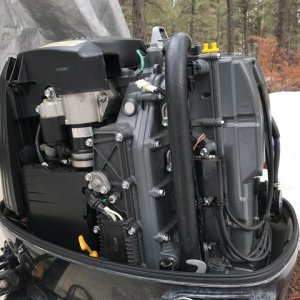 Suzuki DF 90 outboard engine.
