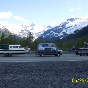 (C-Biscuit) Waiting in Bear Valley for the tunnel to Whittier AK