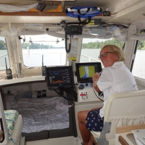 Oswego canal leads from Erie canal into Lake Ontario over 24 miles