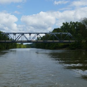 typical Champlain canal scenery