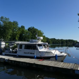 marina off Champlain canal with RV campground, typical mom & pop operation