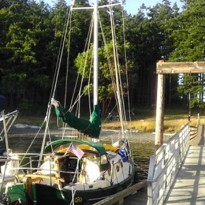 Flicka James Island - returning home