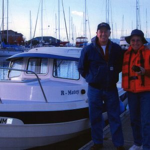 31 Oct 2004 Bellingham
   Joe, Ruth & R-MATEY
(Mark, thanks for taking this photo!)