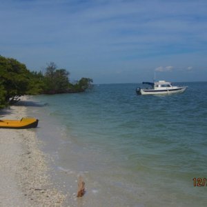 Using 12 ft Hobie as tender Cape Romano