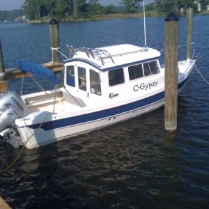 Nothing special but she's finally back in the water!