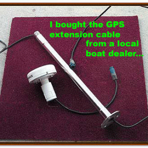 18 - New GPS Antenna Rig with Wire Threaded Through