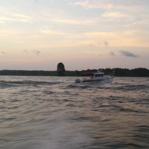 Rough ride home from the Chicohominy