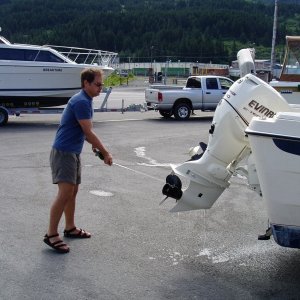 Luna-C second christening with the magic new Evinrude E-Tech!