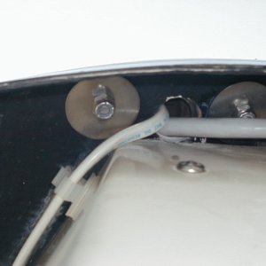 (SENSEI) the arch mounting bolts are outside the cabin and the wires come through the tubing