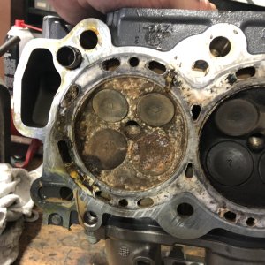 Water in cylinder during the last several outings